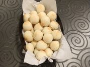Una foto de pan de queso con tapioca