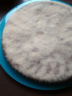 Una foto de Torta de coco y pasas