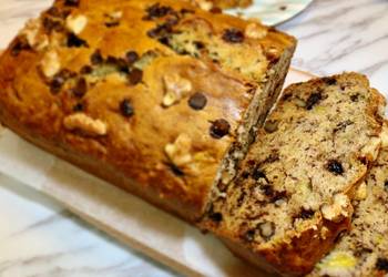 Latest Recipe Moist Banana Bread  Banana cake Practical Delicious