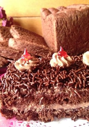 Foto resep Roti tawar blackforest
