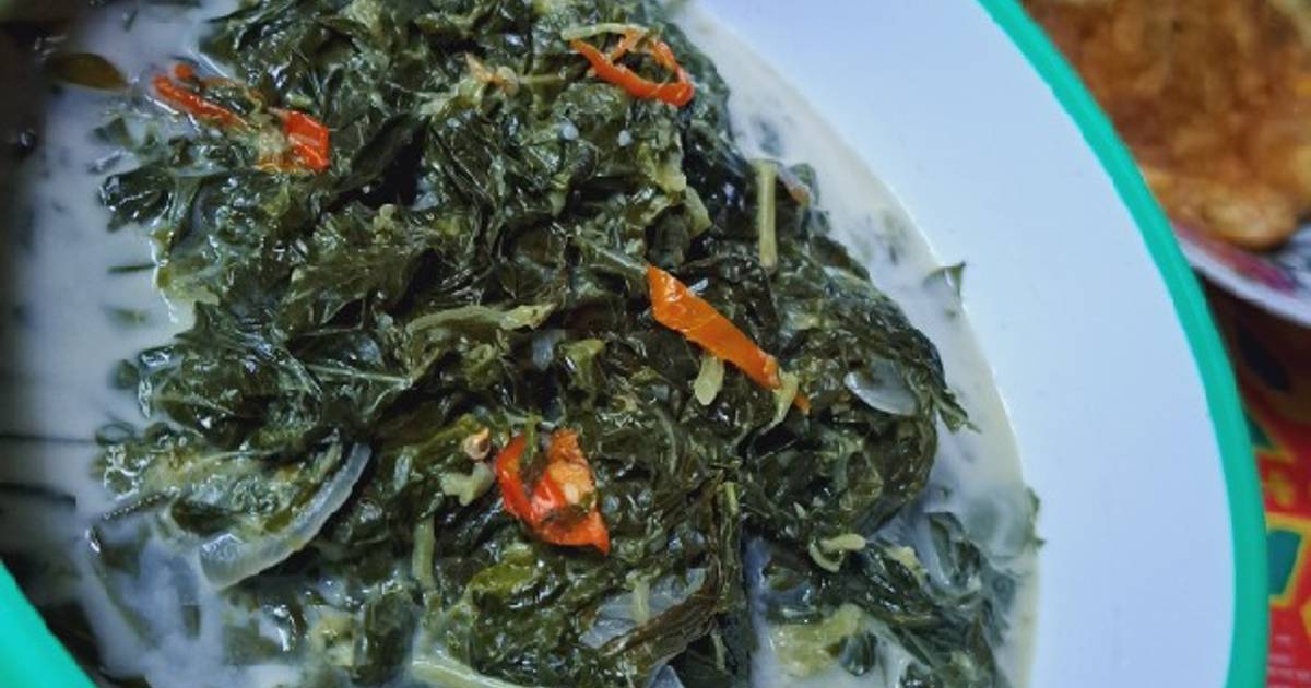 Resep Sayur santan daun singkong oleh Rara Panda 🐼 - Cookpad
