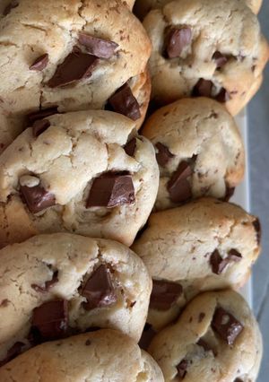 Une photo de Cookies Beurre de cacahuètes et chocolat 🍫 🥜