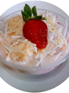 Foto resep Salad buah yoghurt keju