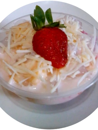 Langkah Mudah untuk Membuat Resep Salad buah yoghurt keju yang Sempurna Anti Ribet, Bikin Ngiler