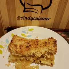 Una foto de Crumble de manzanas 🍎🍎🍎