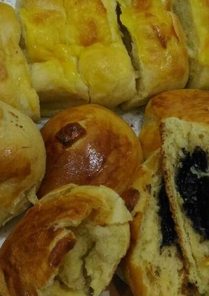 Foto resep Roti manis topping mozarella
