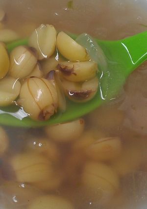Hình của món Chè Nha Đam Hạt Sen.
