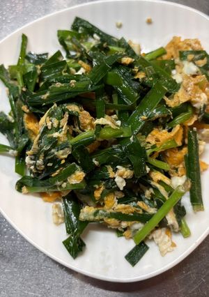 韭菜炒蛋 的食譜成品照片