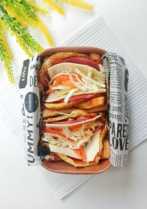 Foto resep 56. Korean Street Egg Toast/ Korean Sandwich