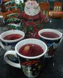 Ponche de frutas navideño