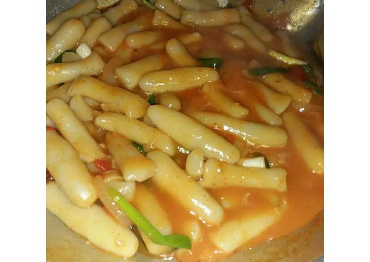 Tteokbokki #1 (Kue beras korea)