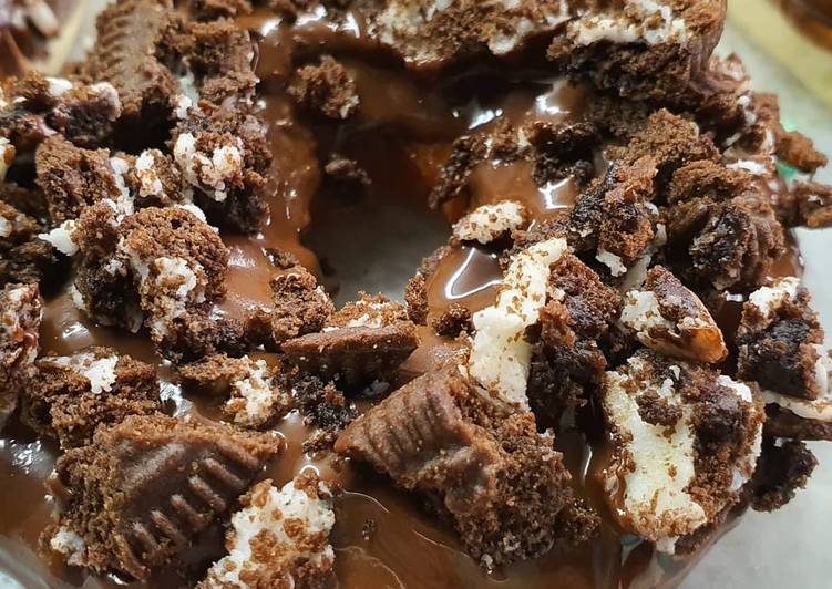 Recipe of Speedy Chocolate Donuts