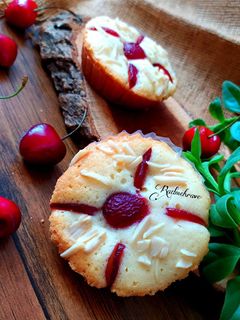 عکسی از دستور کاپ کیک گیلاس🍒
