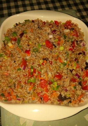 Una foto de Ensalada de trigo