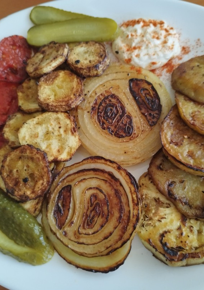 Una foto de Parrillada de verduras