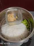 H104. Nasi Lembek, Nugget Ayam Wortel dan Edamame (9 month+)