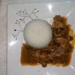 A picture of Rice chicken.