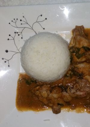 A picture of Rice chicken.