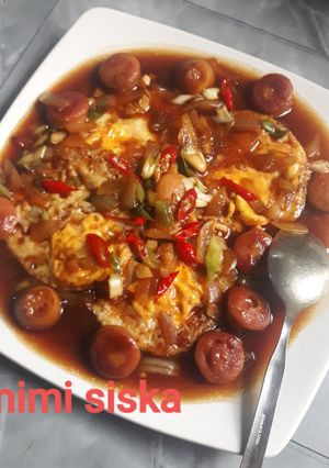 Foto resep Telur sosis bumbu kecap 🥚🥖