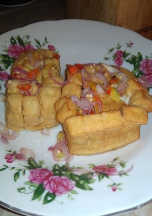 Foto resep 98. Tahu Domino Sambal Matah