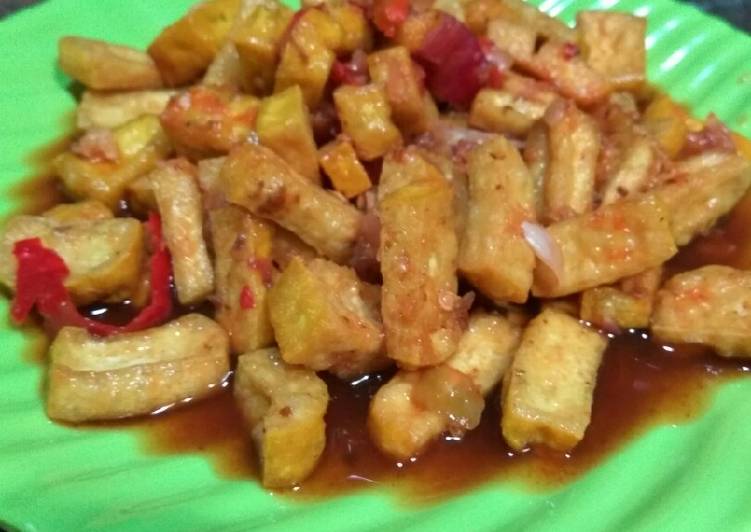 Tahu gejrot pakai tahu kuning ?