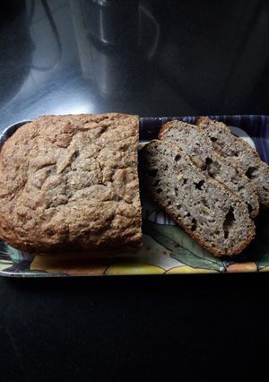 Una foto de Budín integral de banana y coco sin azúcar agregada