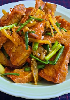 Hình của món Chả lụa rim nước mắm.