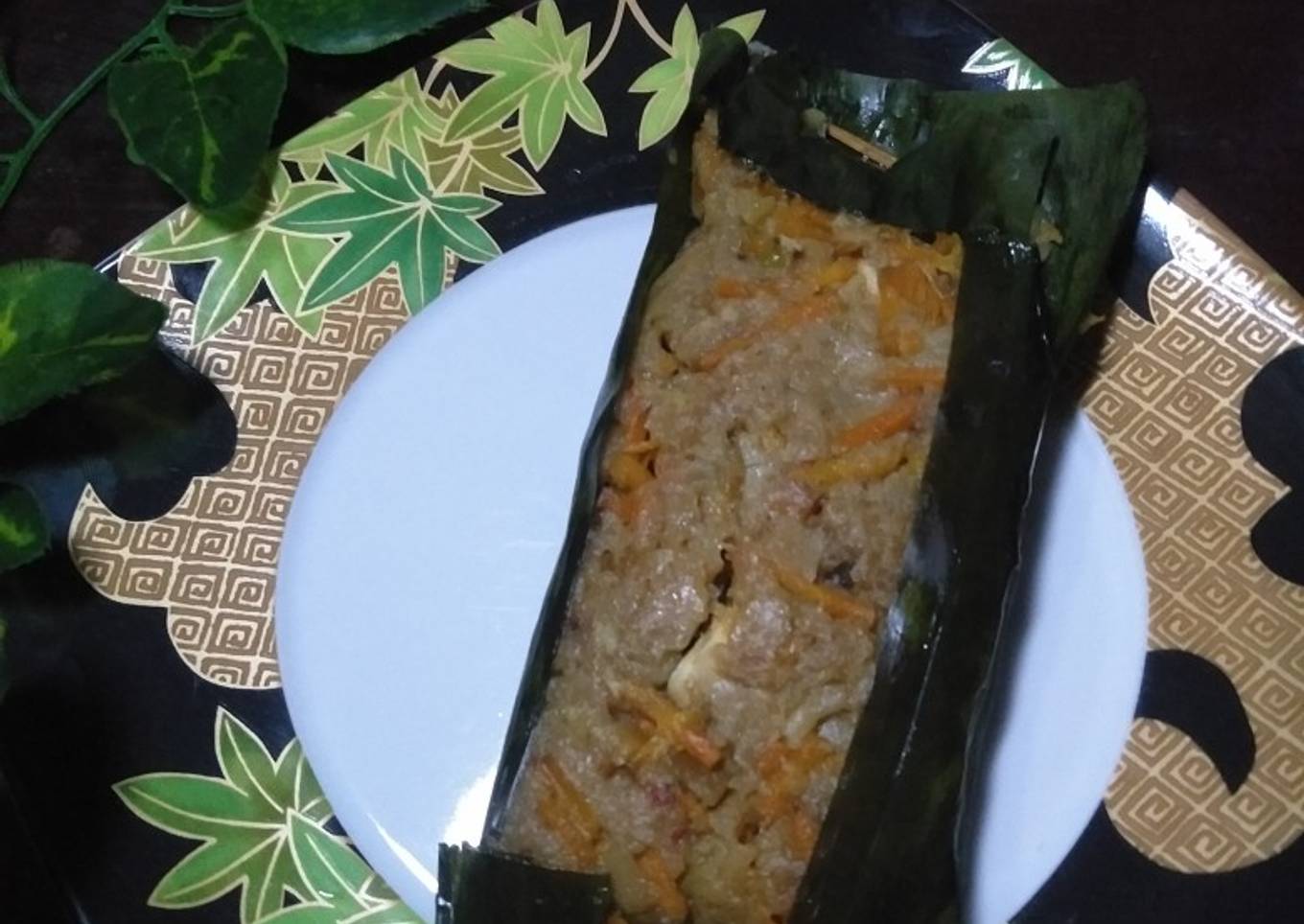 Pepes kentang pedas