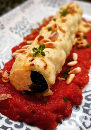 Foto principal de Canelones de salmón y espinacas