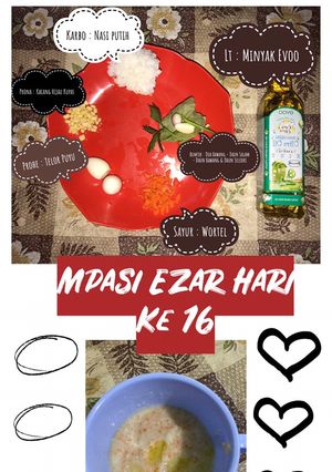 Foto resep Menu mpasi ezar hari ke 16