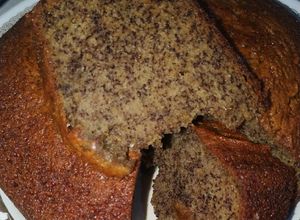 Foto resep Bolu pisang panggang no mixer takaran sendok 🧐