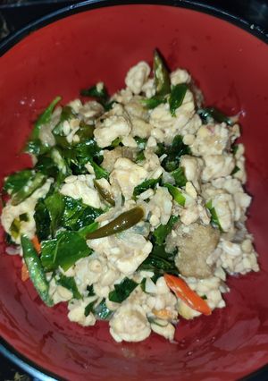 Foto resep Tumis Tempe Daun Melinjo