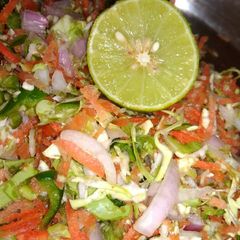 A picture of Kachumar salad.