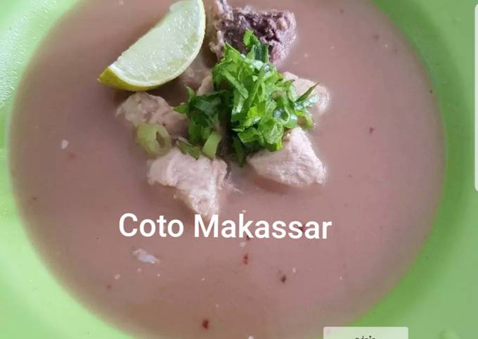 Coto makassar daging ayam