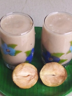 தலைப்பு : சப்போட்டா மில்க்ஷேக் செய்முறை முக்கிய புகைப்படம்