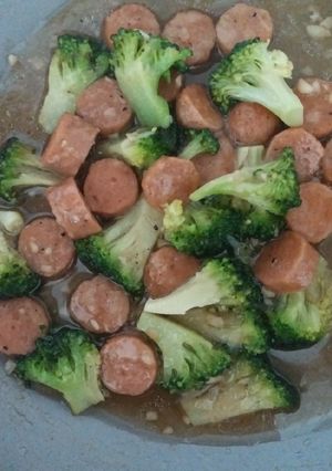 Foto resep Brokoli sosis lada hitam