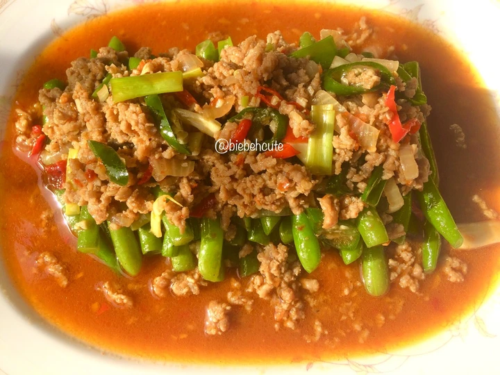 Cara Gampang Membuat Resep  Cah Baby Buncis Daging Cincang yang Bisa Manjain Lidah, Lezat Sekali