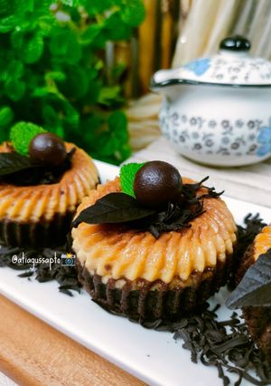 Foto resep Brownies Caramel Cheese Puding (985)