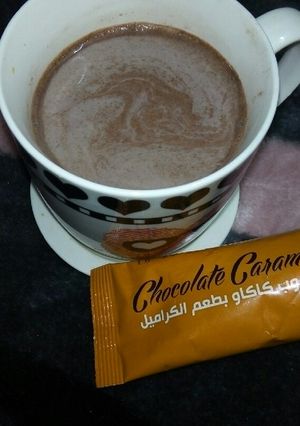 صورة لوصفة مشروب الكاكاو بالكراميل من ماي شيف ☕