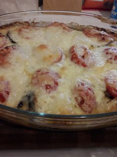 Rakott csirkés padlizsán Réka konyhájából recept fotója