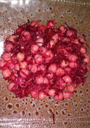 Una foto de Ensalada de garbanzos