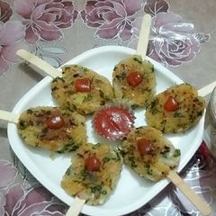 A picture of Poha cutlet.