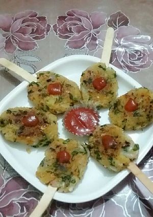 A picture of Poha cutlet.