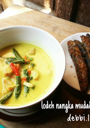 Foto resep Lodeh nangka muda & kacang panjang