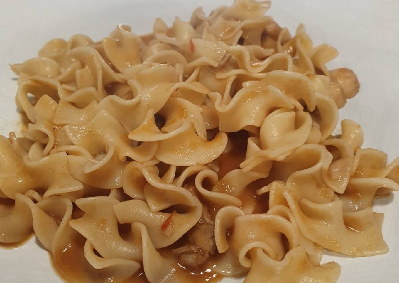 Tagliata con champiñones al vino tinto