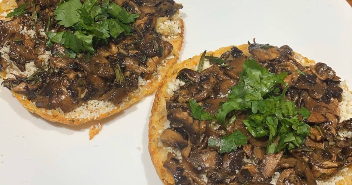 receta facil hongos portobello
