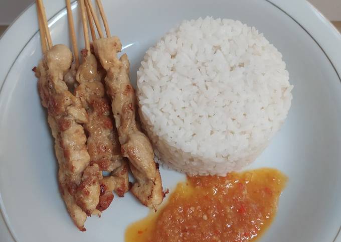 Ternyata ini lho! Resep enak membuat Sate Taichan Dan Sambal Geprek  lezat