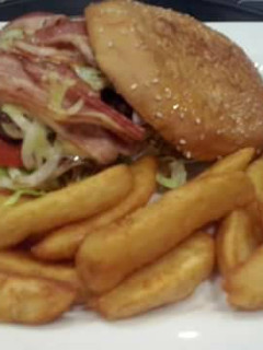 Una foto de Súper hamburguesa