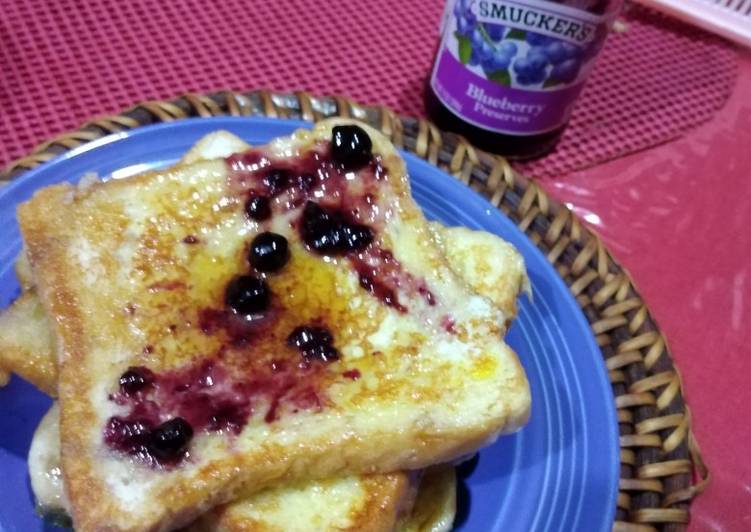 Recipe of Super Quick Homemade Blueberry French Toast