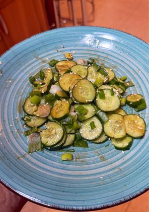 A picture of Japanese Cucumber Salad.